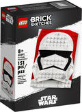 LEGO 40391 First Order Stormtrooper Brick Sketches - SuperSaverAU - view 1
