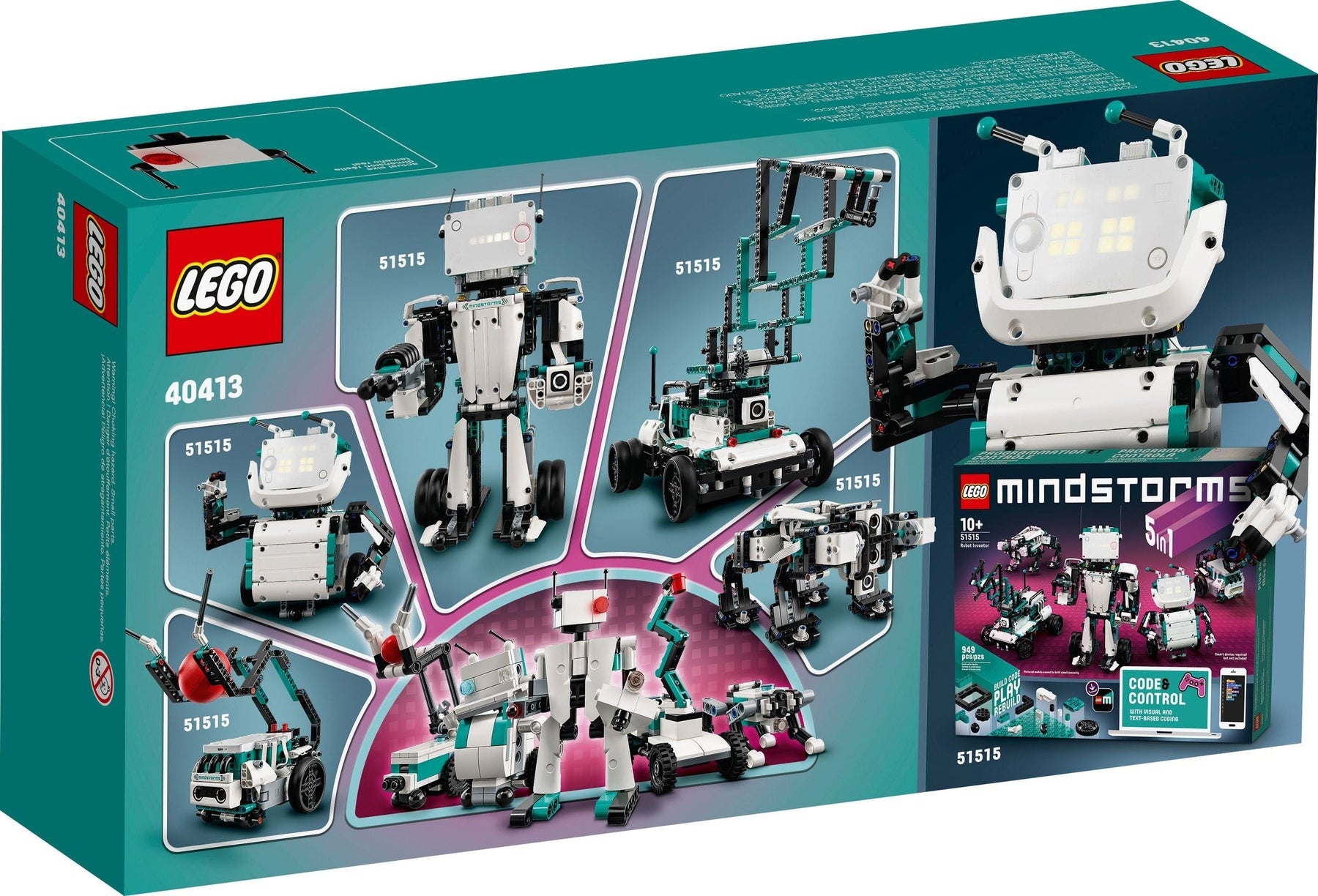 LEGO 40413 Mini Robots: Fun, Creative Playset - SuperSaverAU - view 2