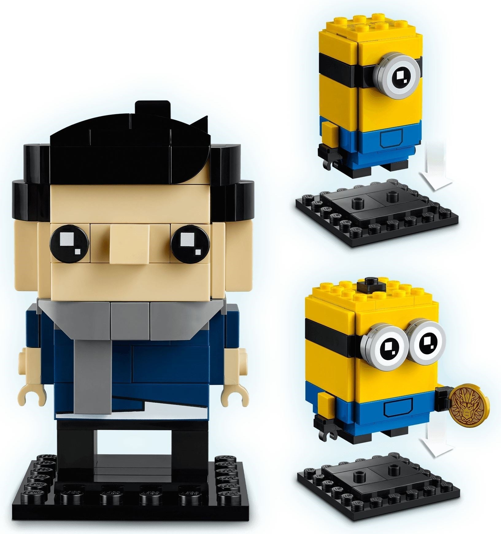 LEGO 40420 BrickHeadz Gru, Stuart & Otto Minions - SuperSaverAU - view 3