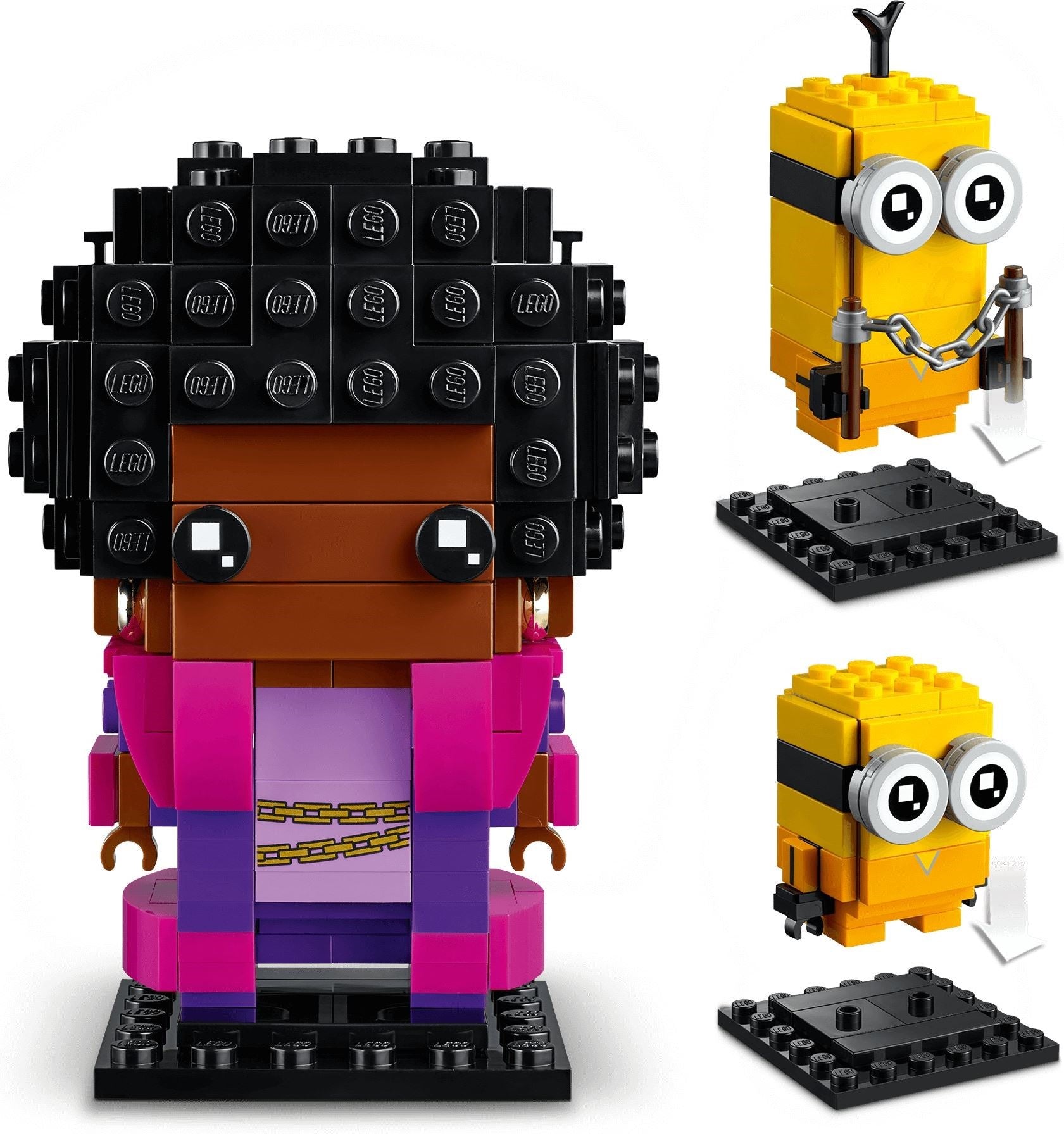 LEGO Brickheadz 40421 Minions Belle Bottom, Kevin and Bob- Auzzi Store