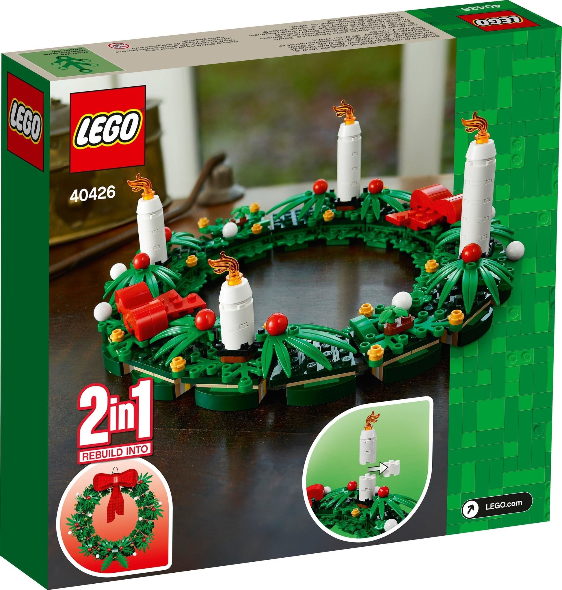 Lego 40426 Christmas Wreath 2 in 1 - Auzzi Store