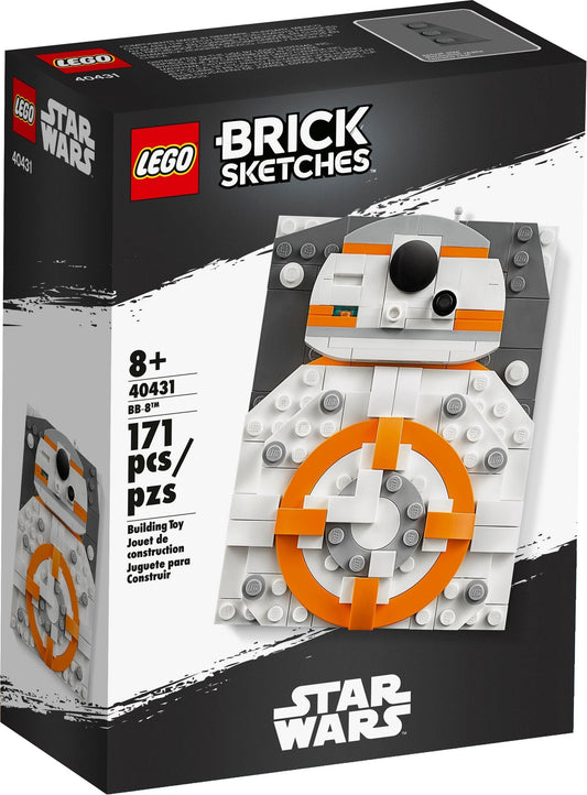 LEGO 40431 BB-8 Brick Sketches Set - Buildable 3D Art
