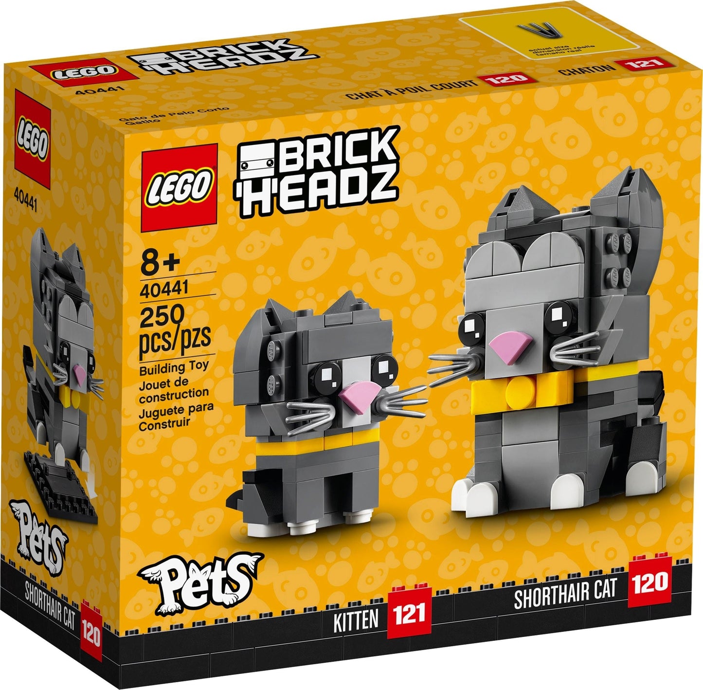 LEGO BrickHeadz 40441 Shorthair Cats- Auzzi Store