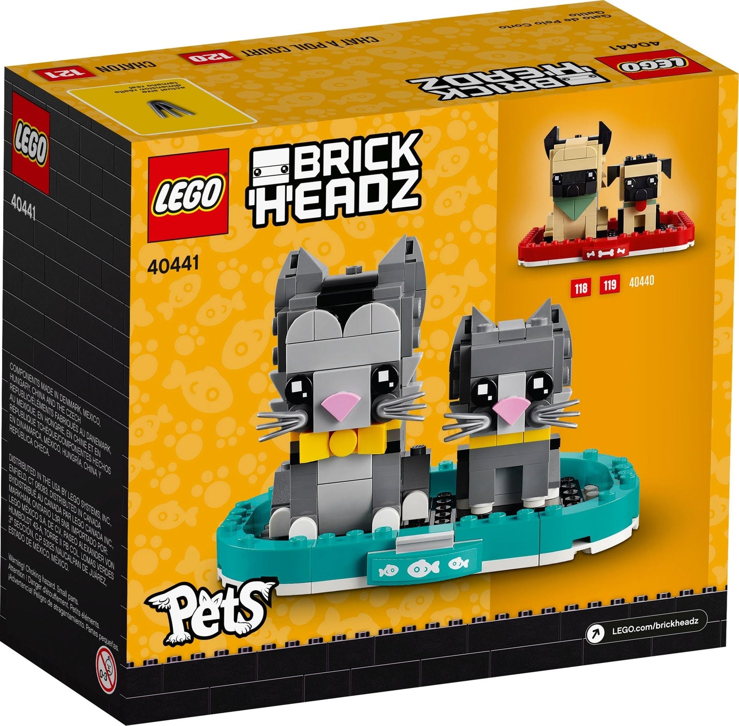 LEGO BrickHeadz 40441 Shorthair Cats- Auzzi Store