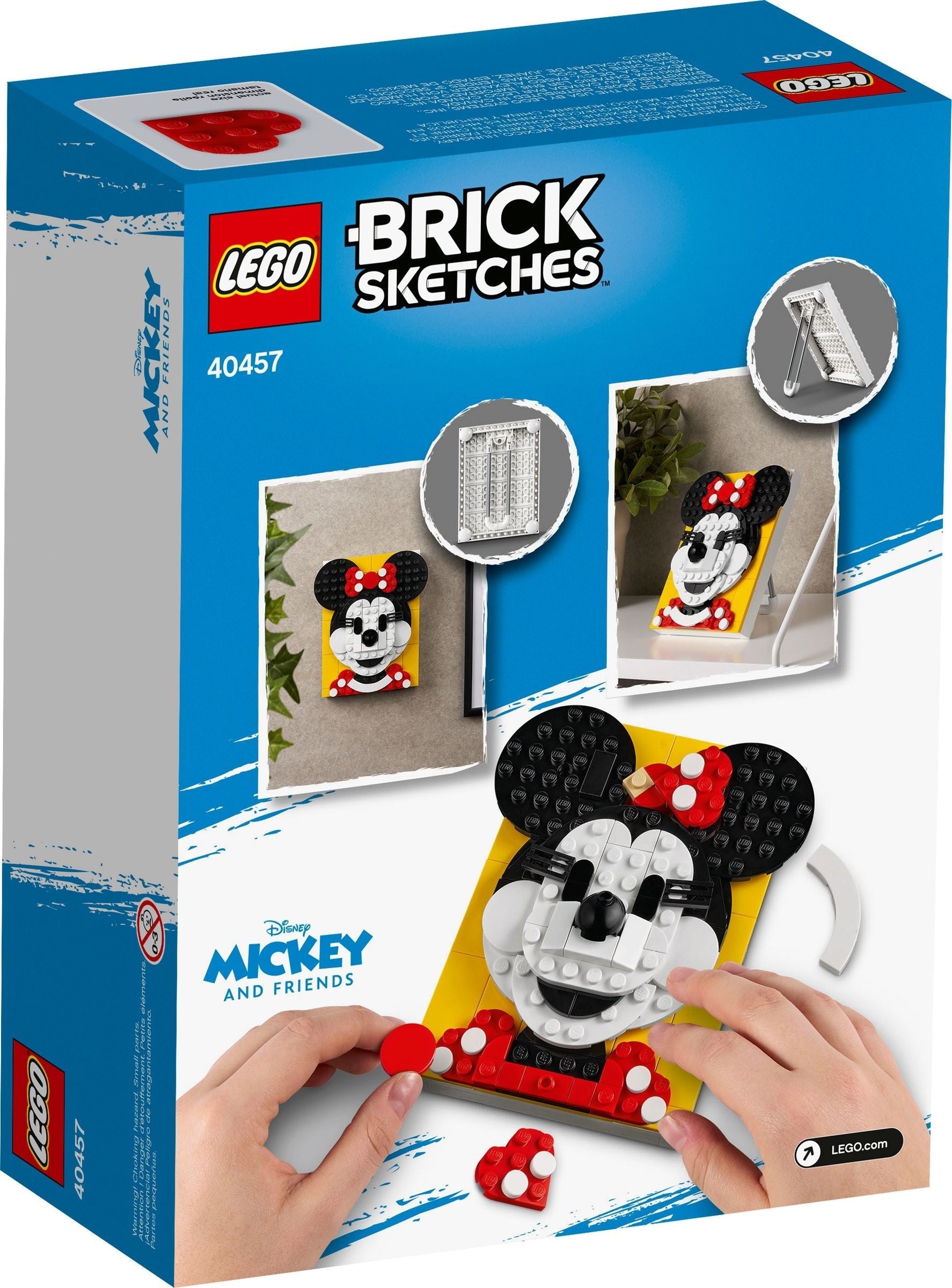 LEGO 40457 Brick Sketches Minnie Mouse Disney Portrait - SuperSaverAU - view 2