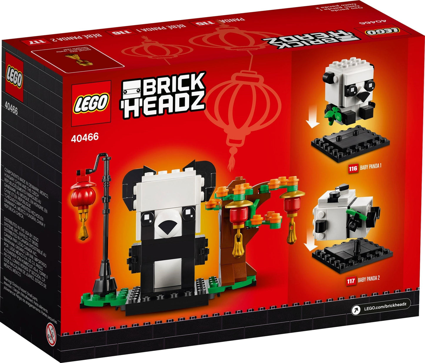 LEGO 40466 Chinese New Year Pandas- Auzzi Store