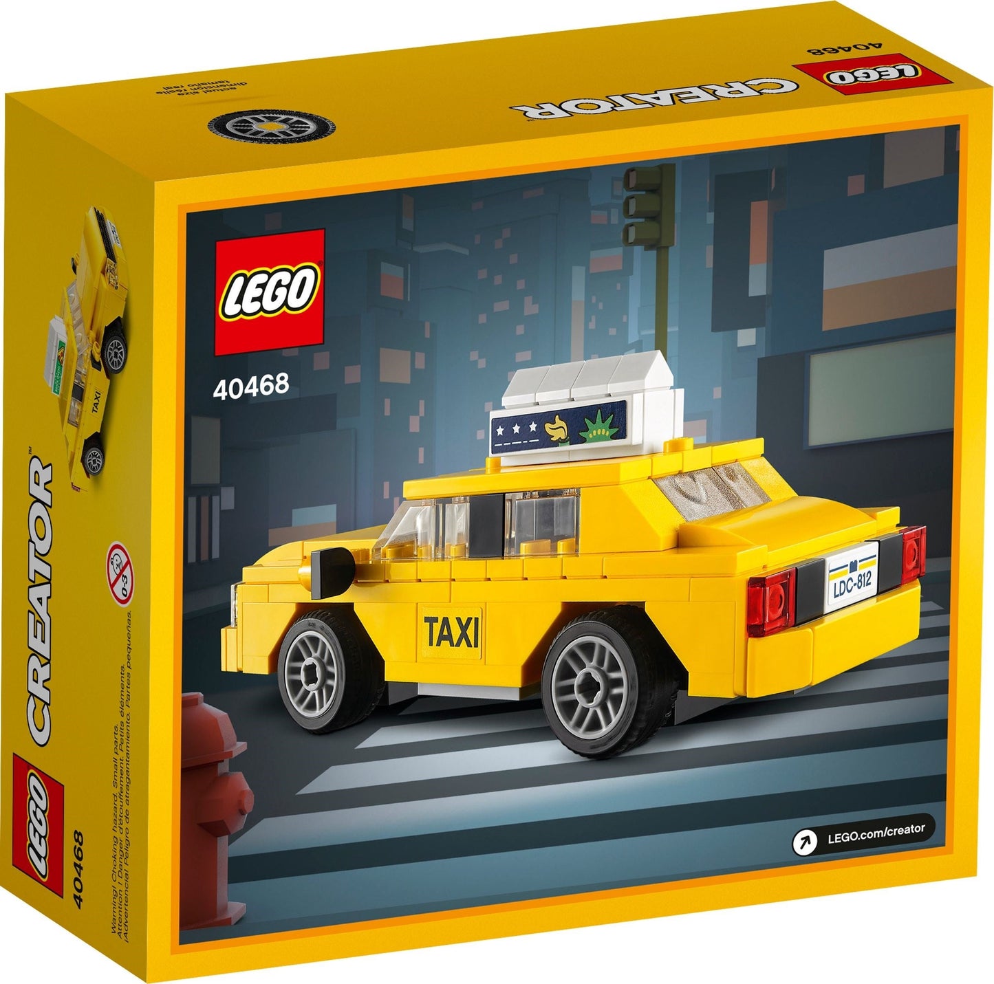LEGO 40468 Yellow Taxi- Auzzi Store