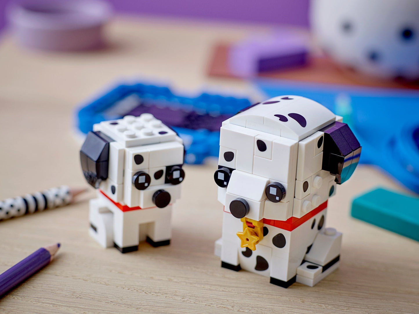 LEGO 40479 Dalmatian Dog & Puppy BrickHeadz Set