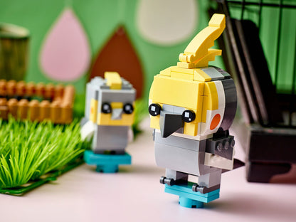 LEGO 40481 Cockatiel & Chick BrickHeadz Set