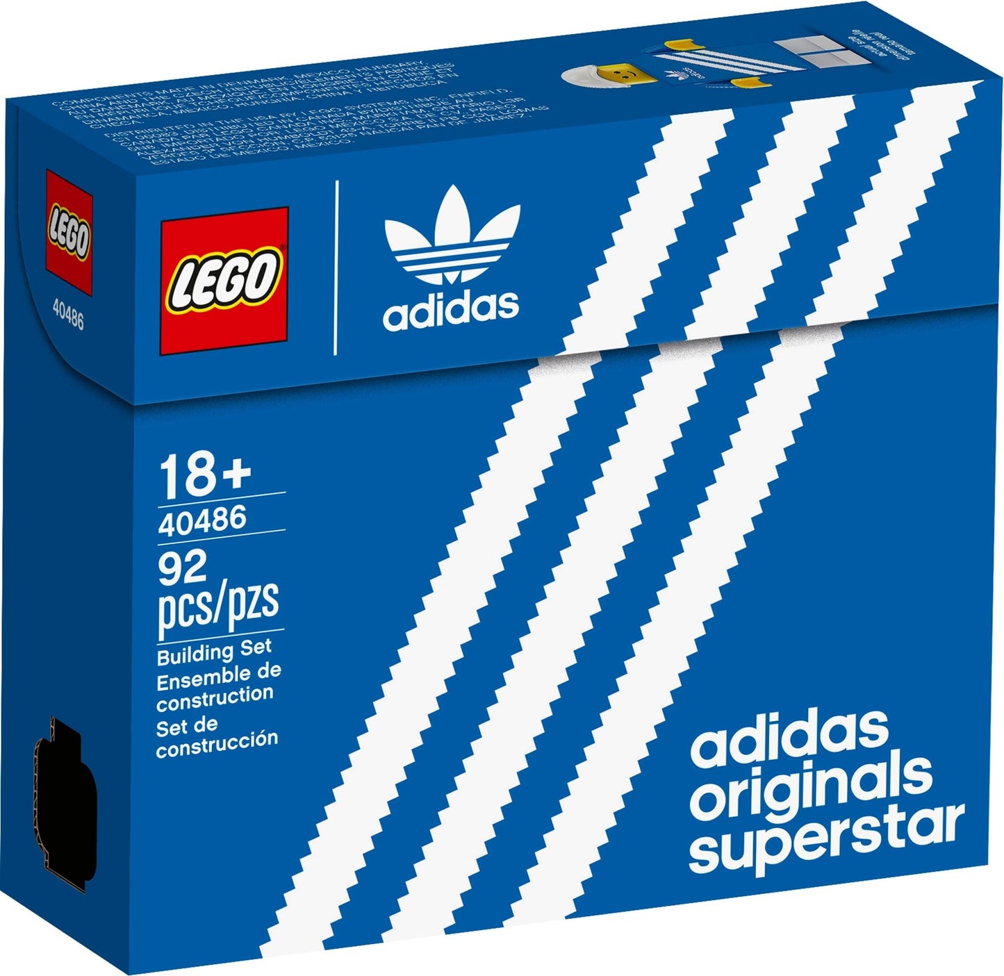 LEGO 40486 adidas Originals Superstar Mini Buildable Sneaker
