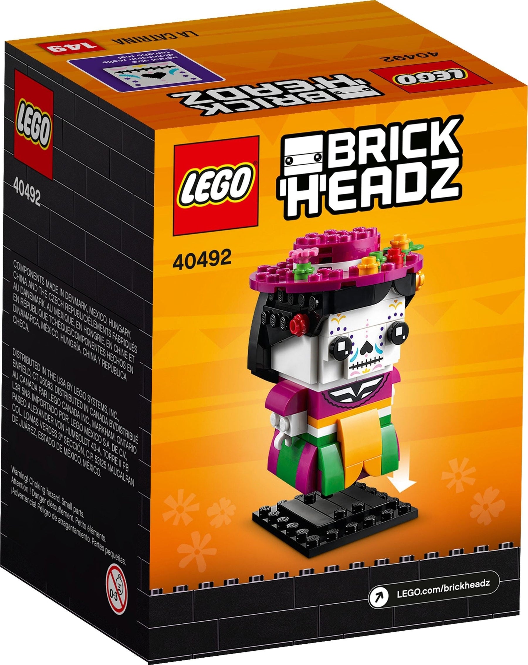 LEGO 40492 La Catrina BrickHeadz Dia de los Muertos Set - SuperSaverAU - view 2