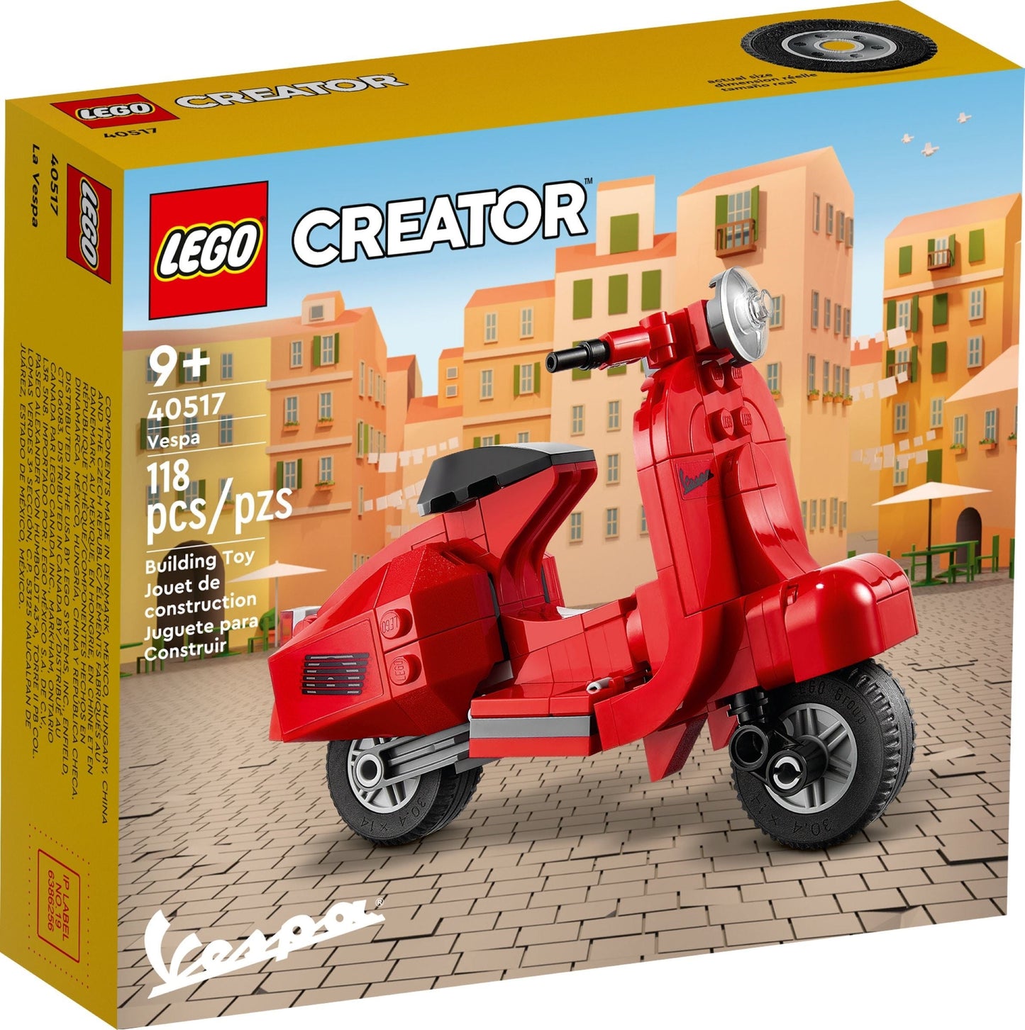 LEGO 40517 Vespa Motorcycle Exclusive Small 118pcs- Auzzi Store