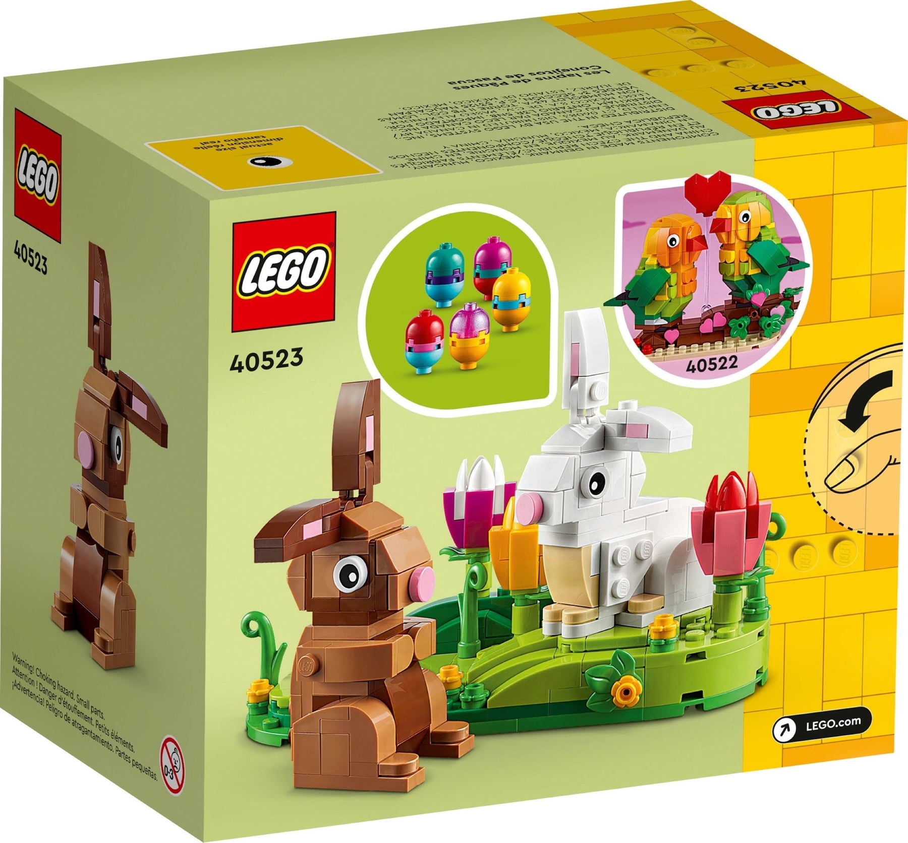 LEGO 40523 Easter Rabbits Display | Spring Decoration - SuperSaverAU - view 2