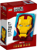 LEGO 40535 Iron Man Brick Sketches Portrait - SuperSaverAU - view 1