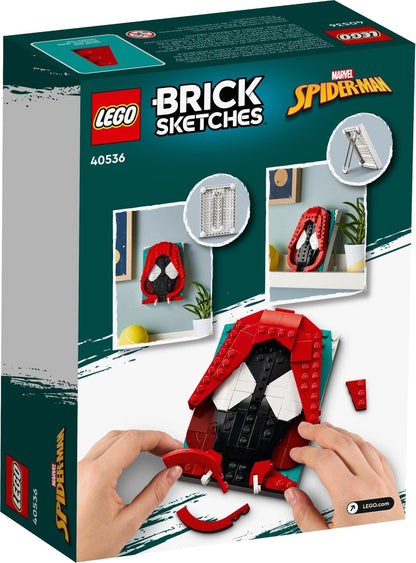 LEGO 40536 Miles Morales Brick Sketches Portrait