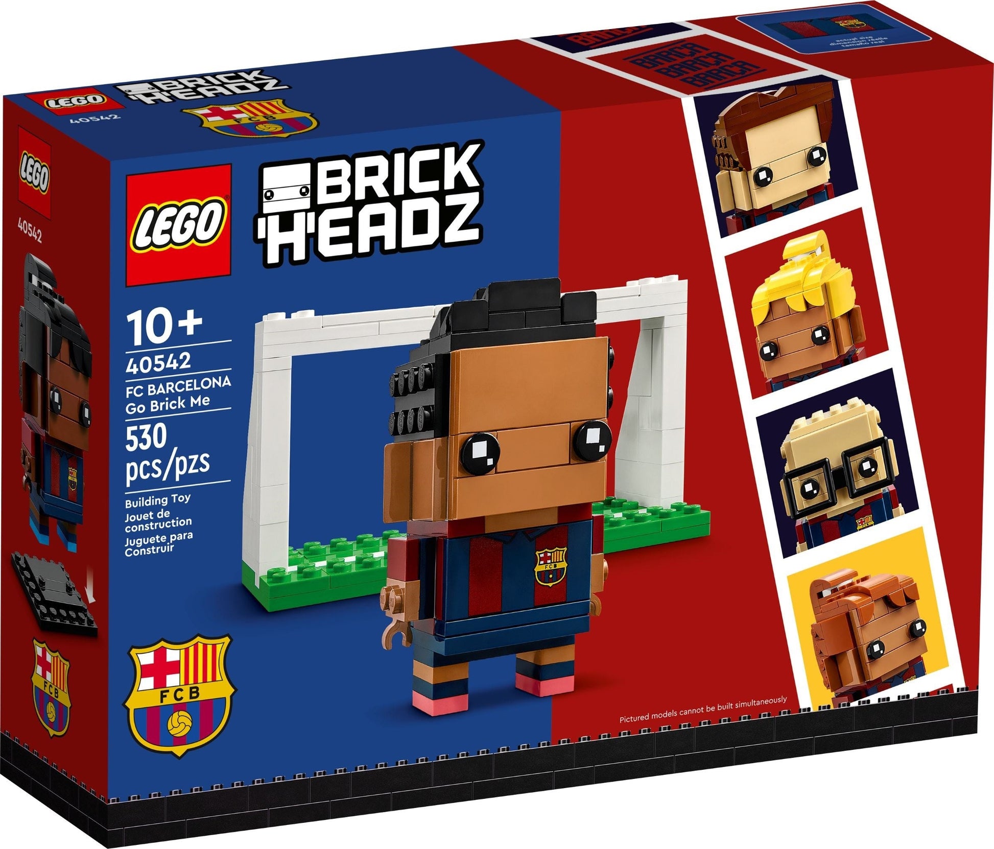 LEGO BrickHeadz Series 40542 FC Barcelona Go Brick Me- Auzzi Store