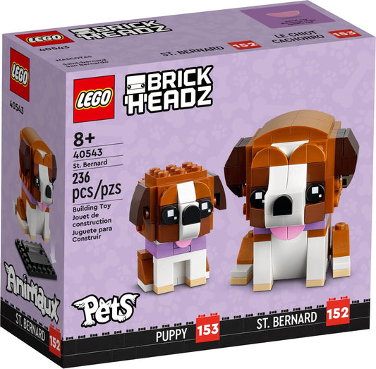 LEGO 40543 BrickHeadz St. Bernard Dog & Puppy