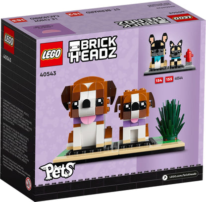 LEGO 40543 BrickHeadz St. Bernard Dog & Puppy