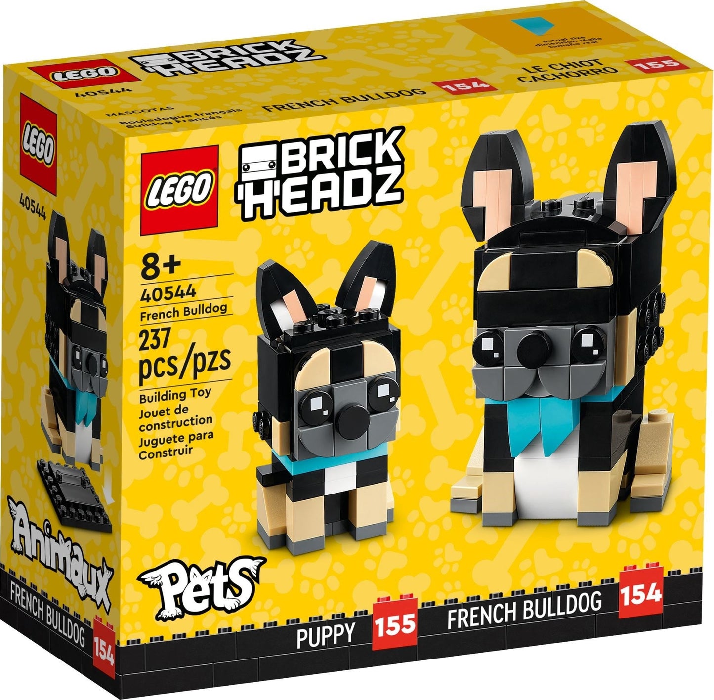LEGO 40544 French Bulldog & Puppy BrickHeadz Set