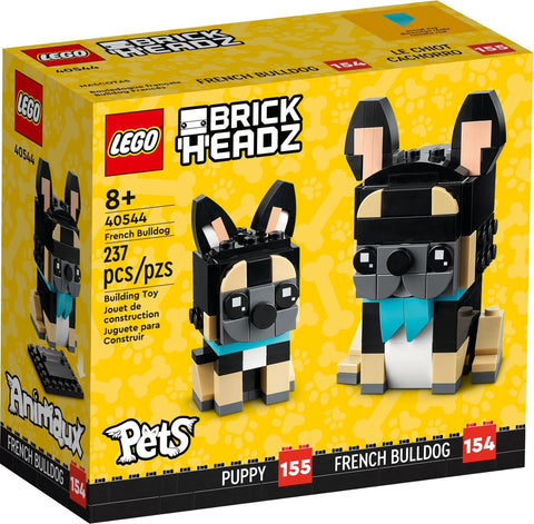 LEGO 40544 French Bulldog & Puppy BrickHeadz Set - SuperSaverAU - view 1