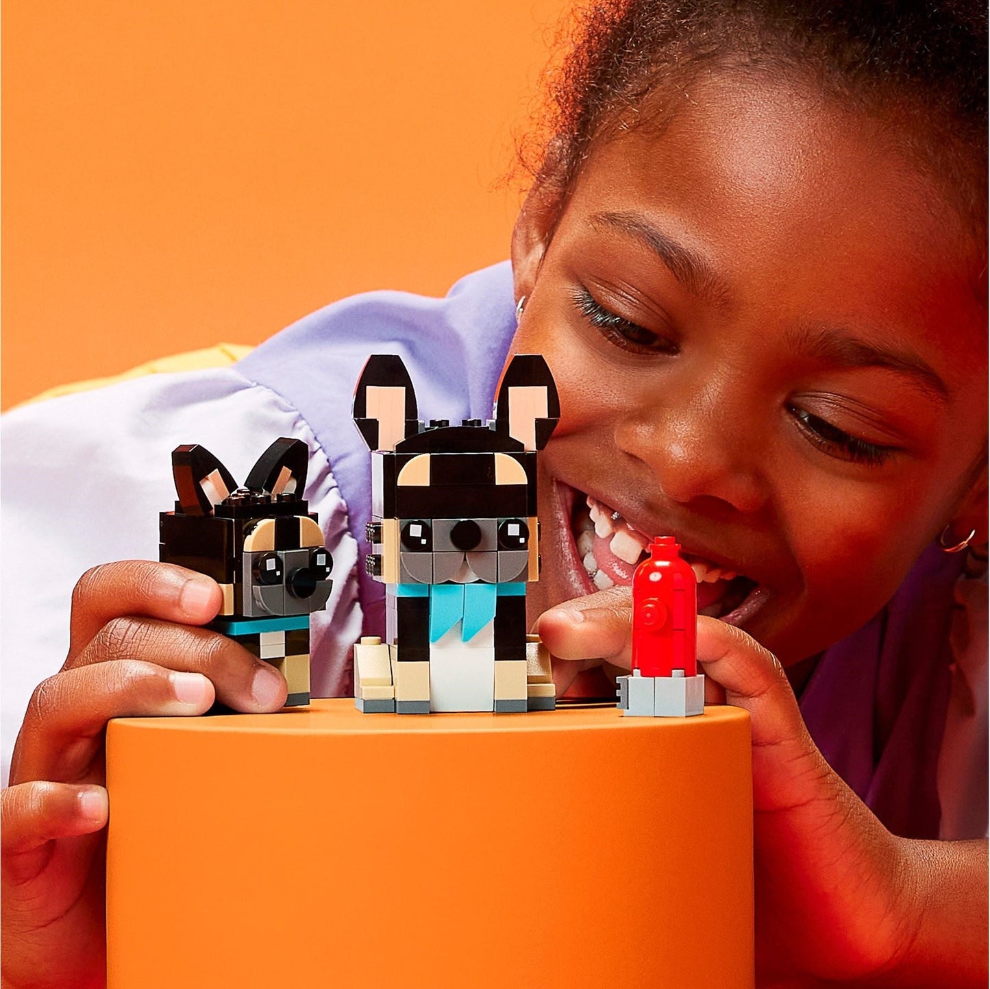 LEGO 40544 French Bulldog & Puppy BrickHeadz Set