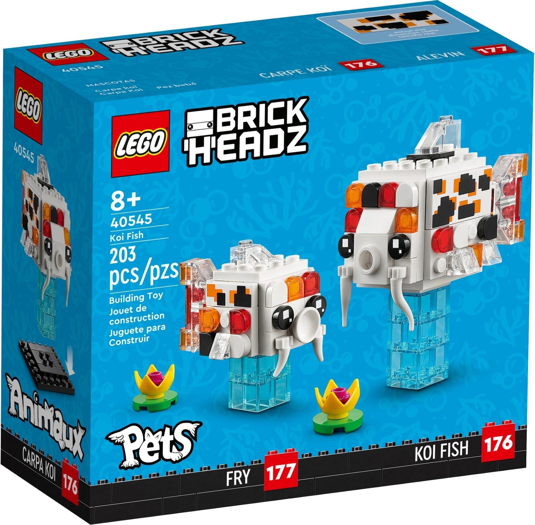 LEGO 40545 BrickHeadz Koi Fish - Buildable Pet Set - SuperSaverAU - view 1