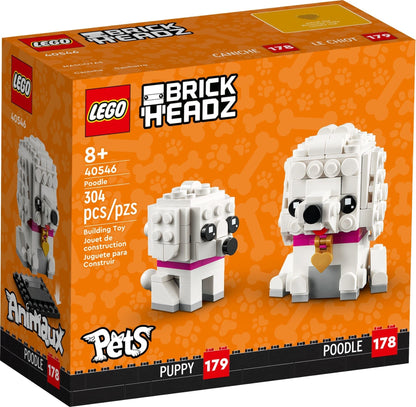 LEGO 40546 BrickHeadz Poodle - Buildable Dog Set