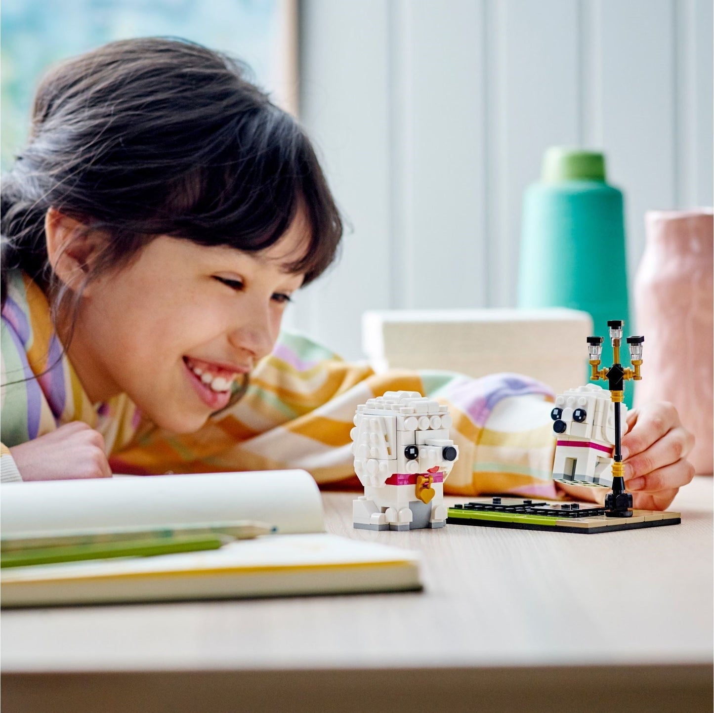 LEGO 40546 BrickHeadz Poodle - Buildable Dog Set