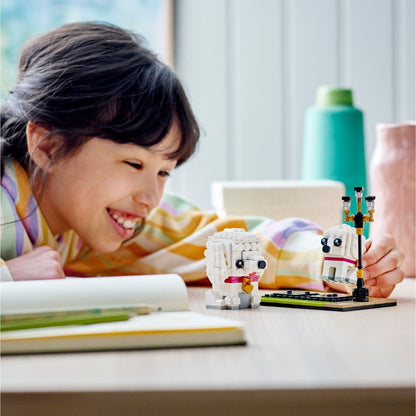 LEGO 40546 BrickHeadz Poodle - Buildable Dog Set