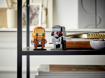 LEGO 40547 Obi-Wan Kenobi & Darth Vader BrickHeadz