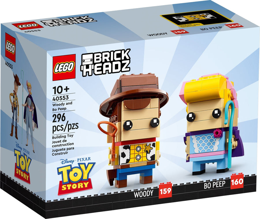 LEGO 40553 Woody & Bo Peep BrickHeadz™ Toy Story Figures - SuperSaverAU - view 1