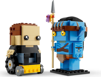 LEGO 40554 Jake Sully & Avatar BrickHeadz Set