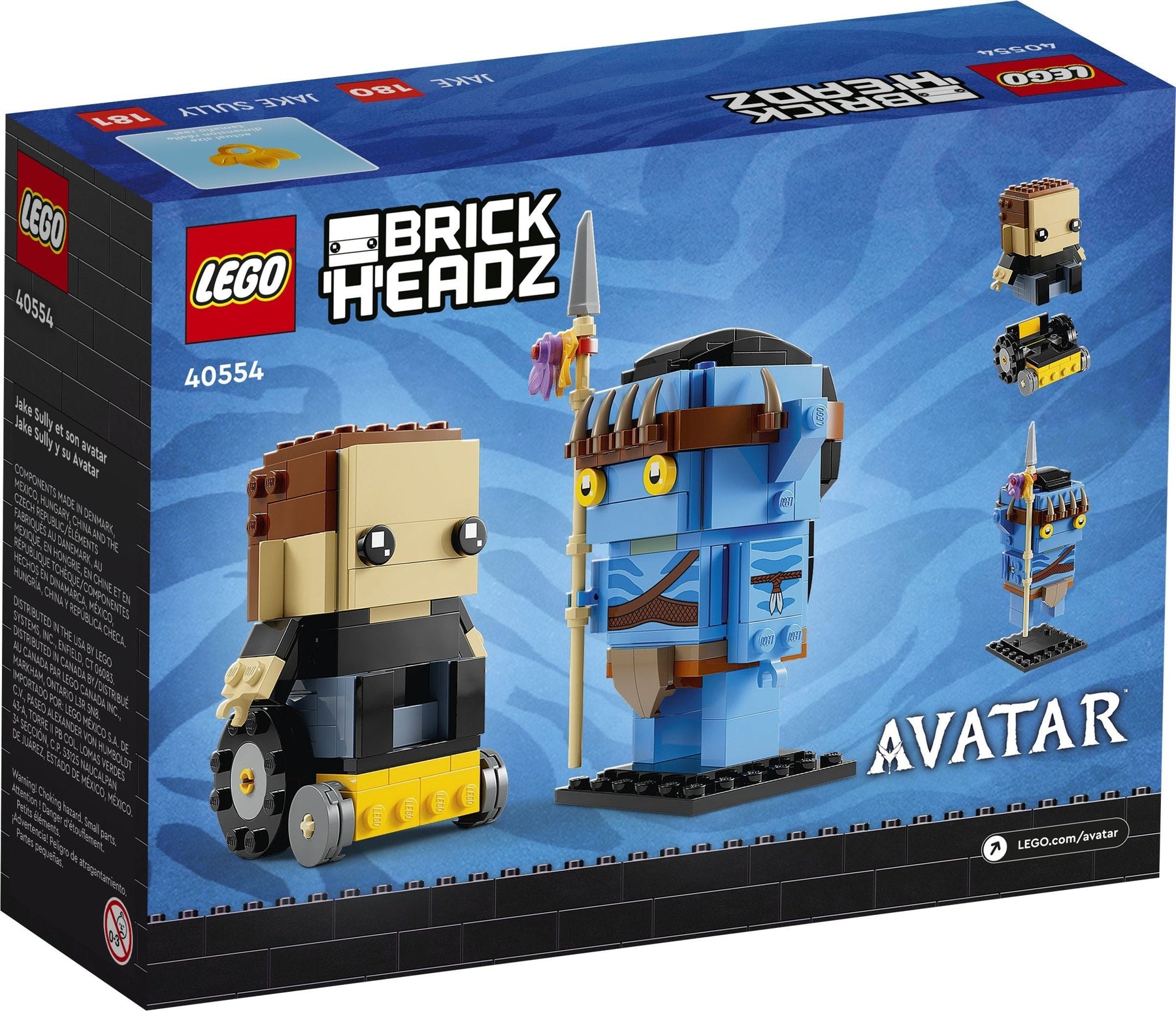LEGO 40554 Jake Sully & Avatar BrickHeadz Set - SuperSaverAU - view 7
