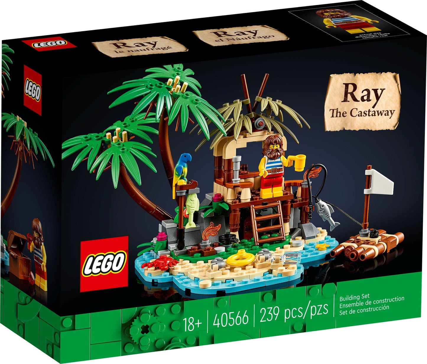 Lego Exclusive GWP 40566 Ray the Castaway - Auzzi Store