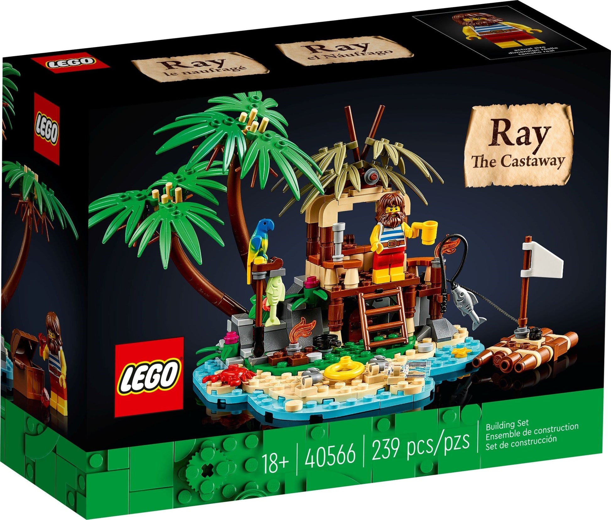Lego Exclusive GWP 40566 Ray the Castaway - Auzzi Store