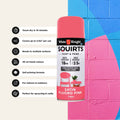 White Knight Squirts Fluoro Pink Satin Spray Paint 310g - Solvent-Based, Waterproof
