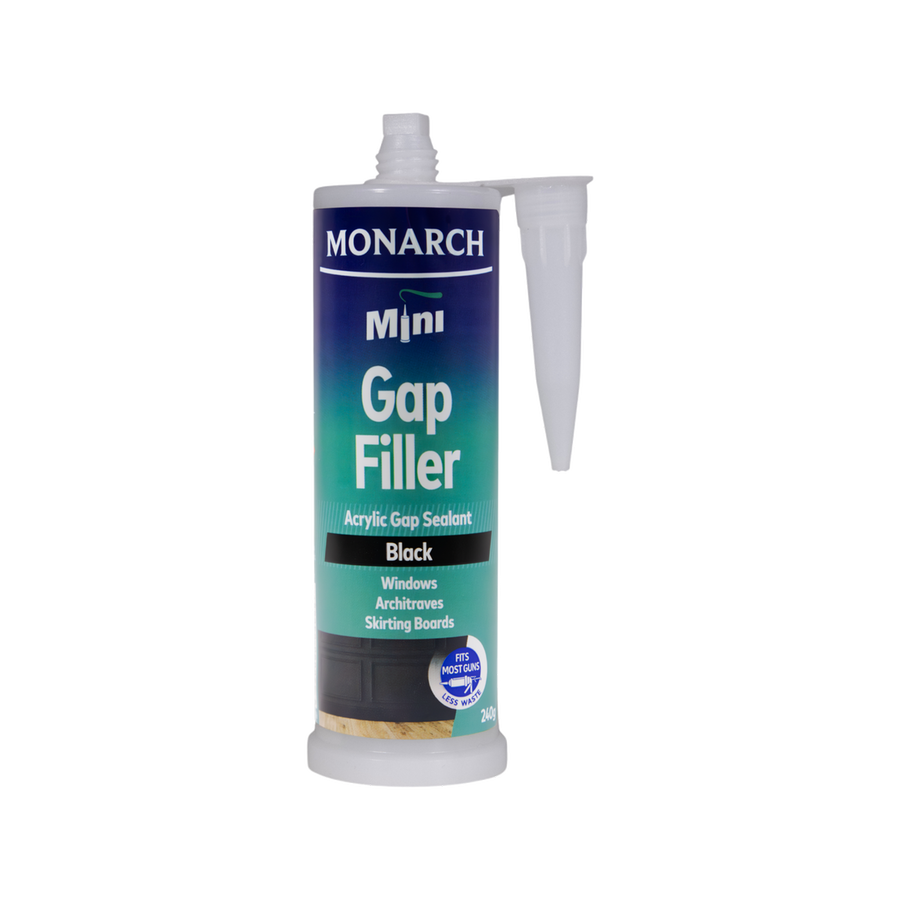 Monarch Mini Gap Filler 240g Black Acrylic Sealant Superior Flexibility - SuperSaverAU - view 1