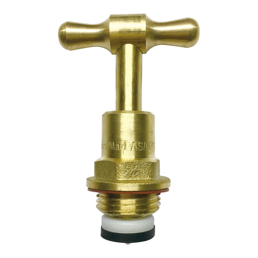 Kinetic 15mm Brass Garden Tap Top Assembly, Lead Free Brass Replacement Top