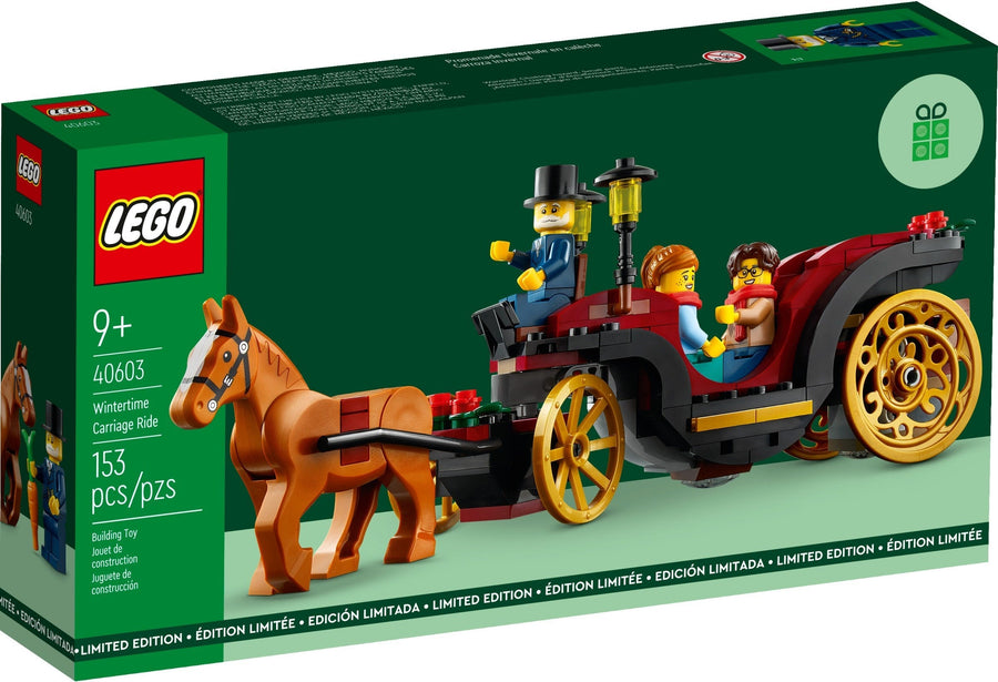 LEGO 40603 Christmas Wintertime Carriage Ride - SuperSaverAU - view 1