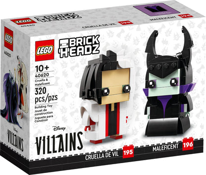 LEGO Brickheadz Series 40620 Cruella & Maleficent Disney- Auzzi Store
