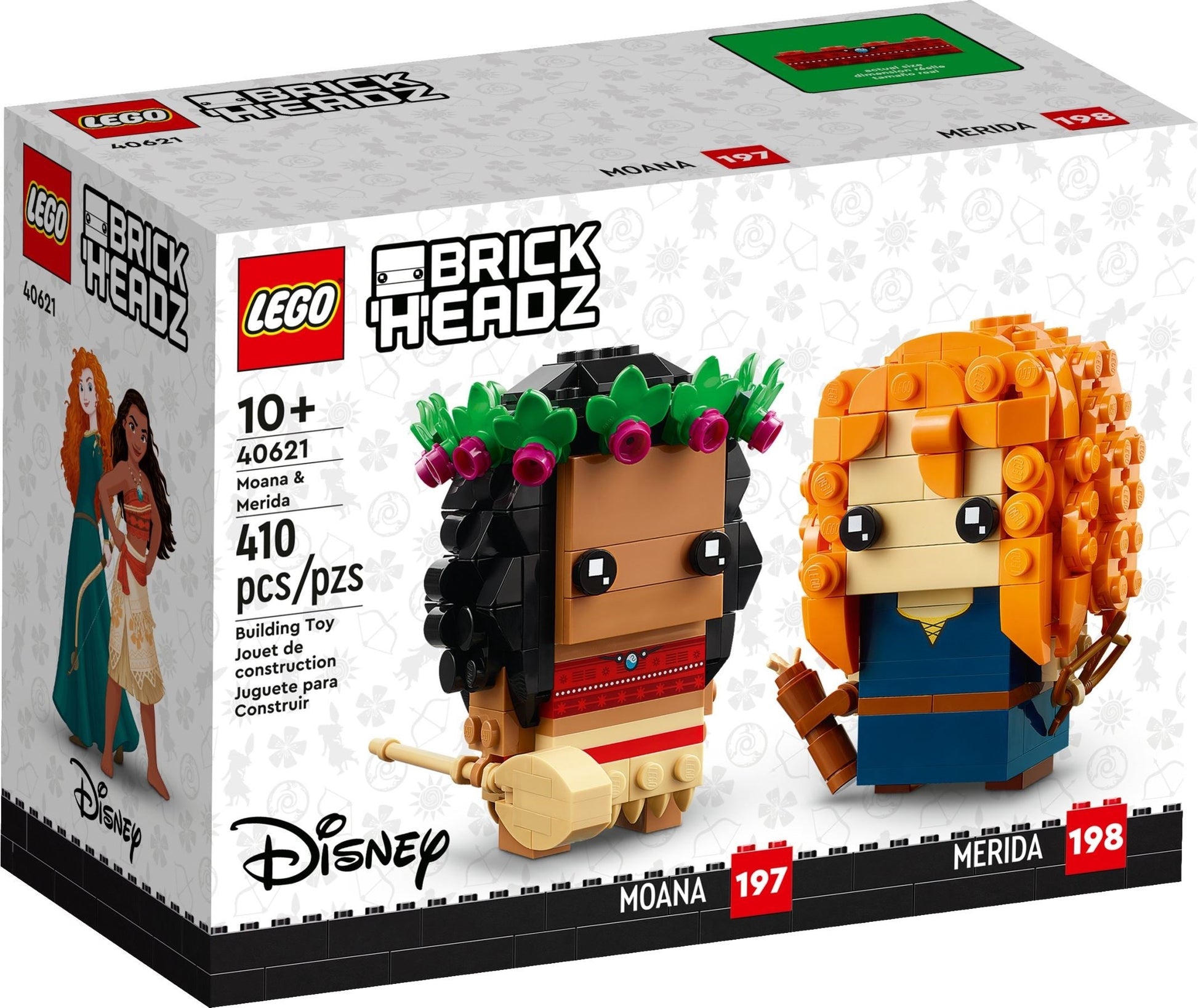 LEGO Brickheadz Series 40621 Moana & Merida Disney- Auzzi Store