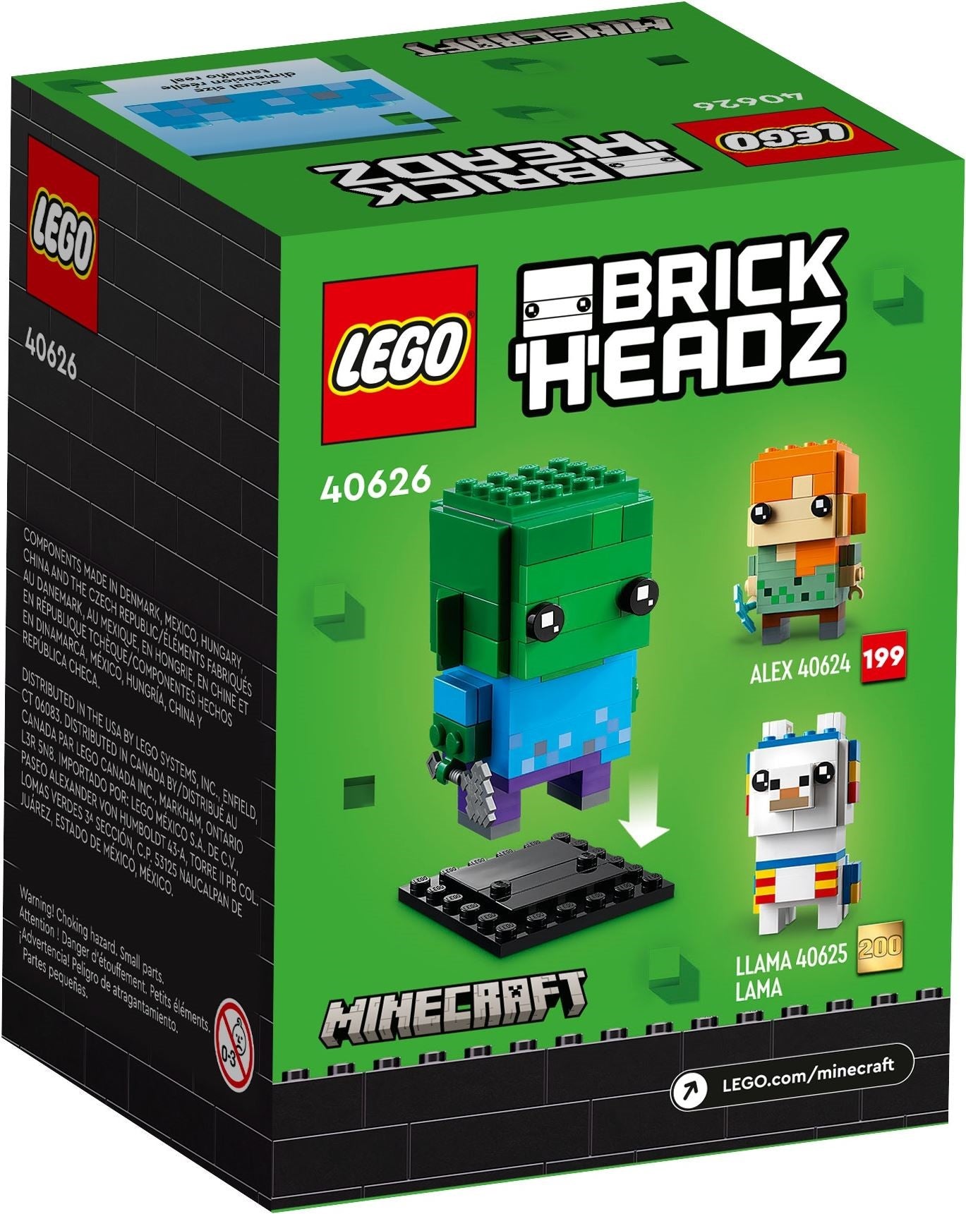 LEGO BrickHeadz Zombie 40626 - SuperSaverAU - view 4