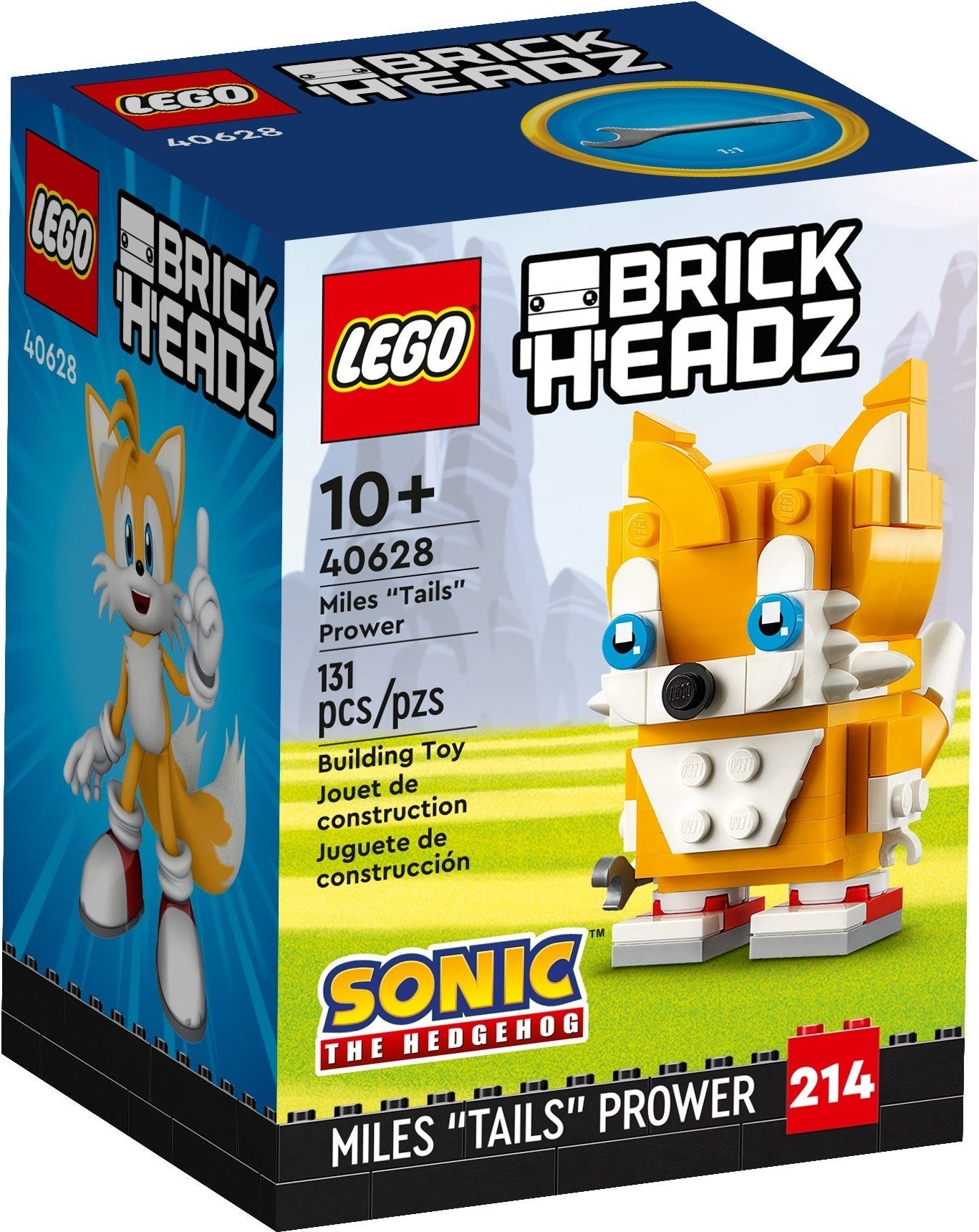 LEGO Brickheadz Series 40628 Miles "Tails" Prower- Auzzi Store