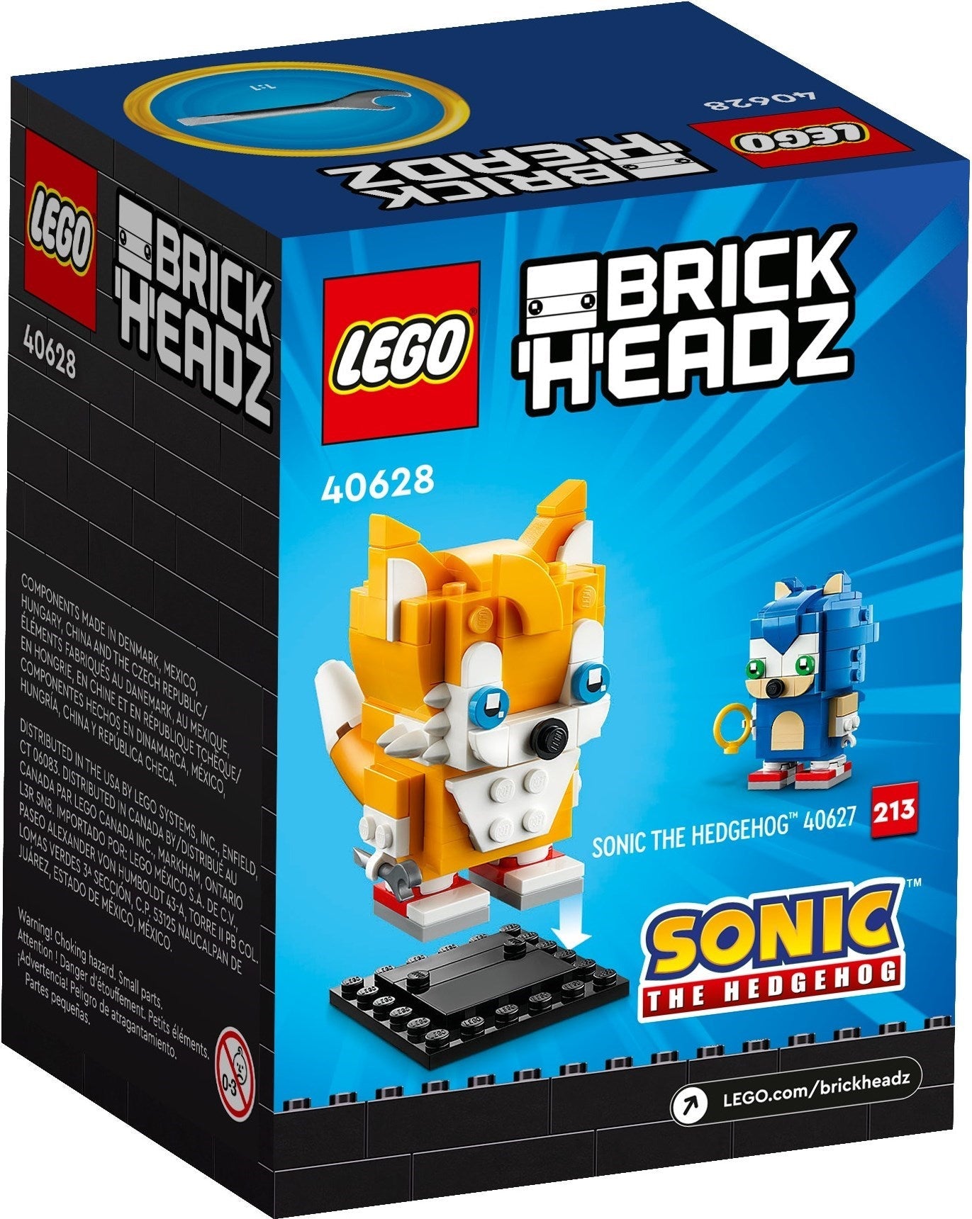 LEGO Brickheadz Series 40628 Miles "Tails" Prower- Auzzi Store