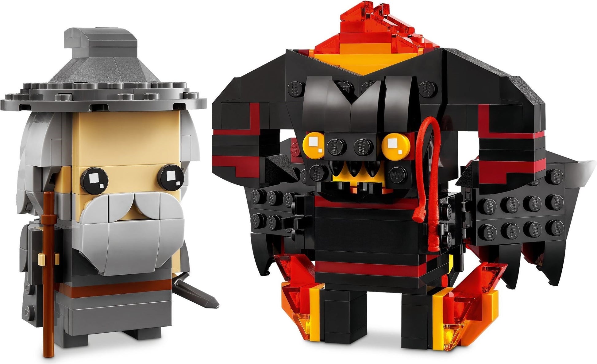 LEGO 40631 Gandalf the Grey™ & Balrog™ Brickheadz，Lord of the Rings- Auzzi Store
