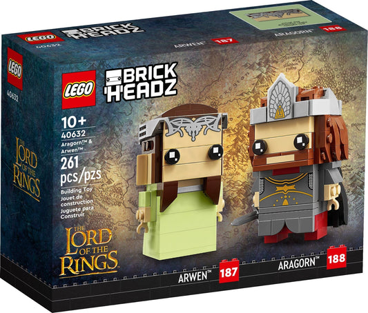 LEGO 40632 Aragorn™ & Arwen™ Brickheadz，Lord of the Rings- Auzzi Store