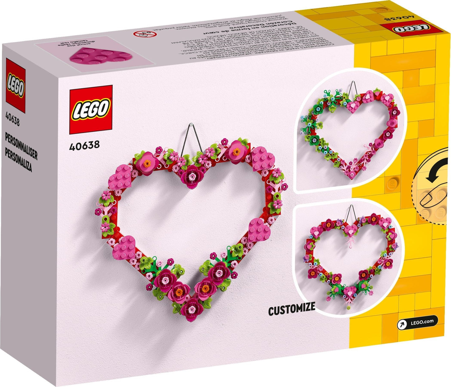 LEGO 40638 Heart Ornament Gift Set