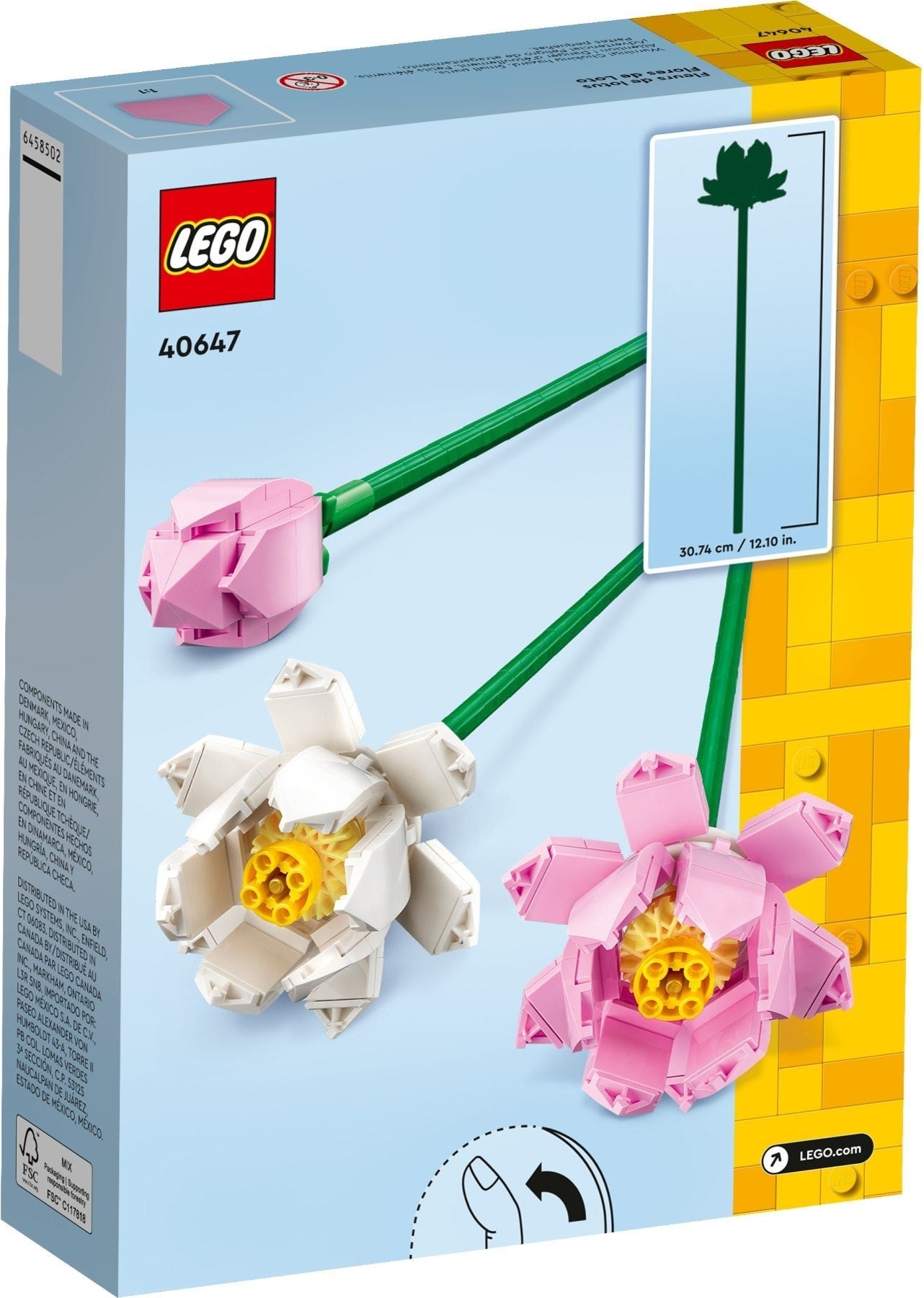 LEGO LEL Series 40647 Lotus Flowers- Auzzi Store