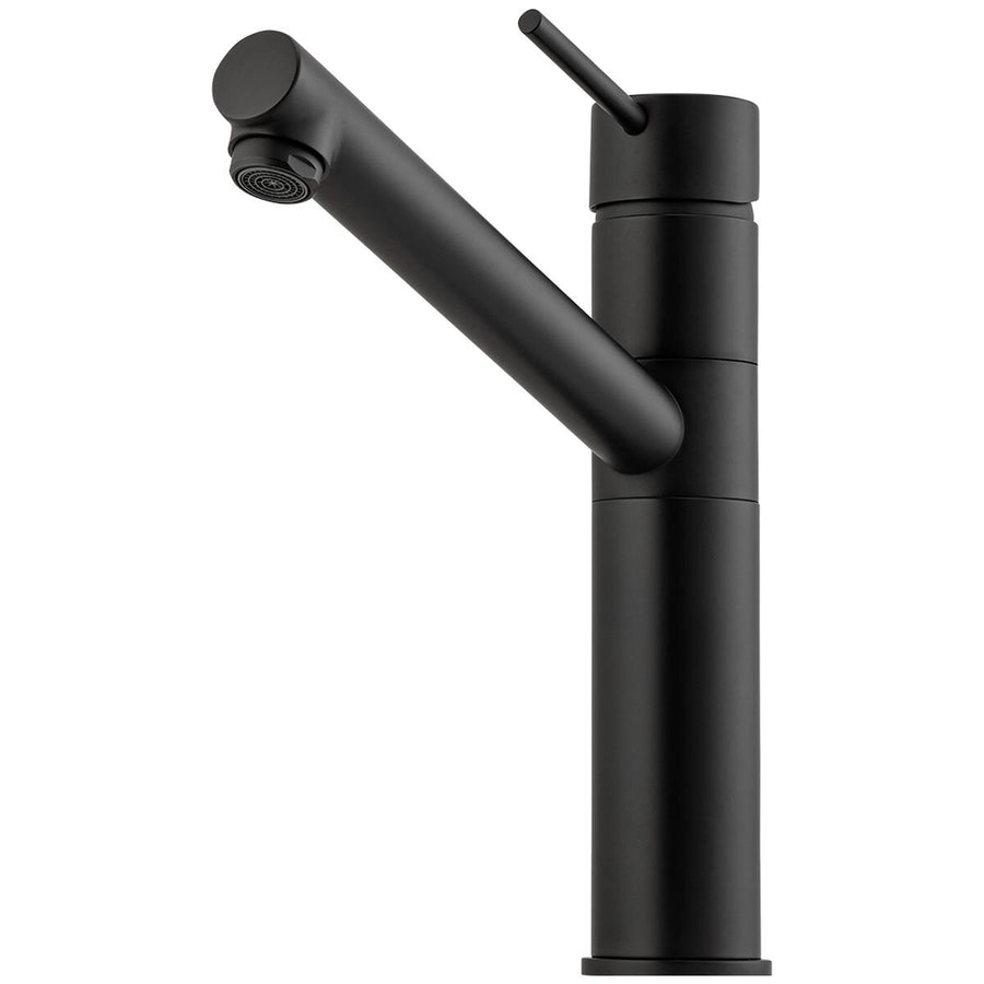 Oliveri mixer tap with swivel spout - matte black finish - 5 star WELS rating - 10 year warranty - VE590FMB