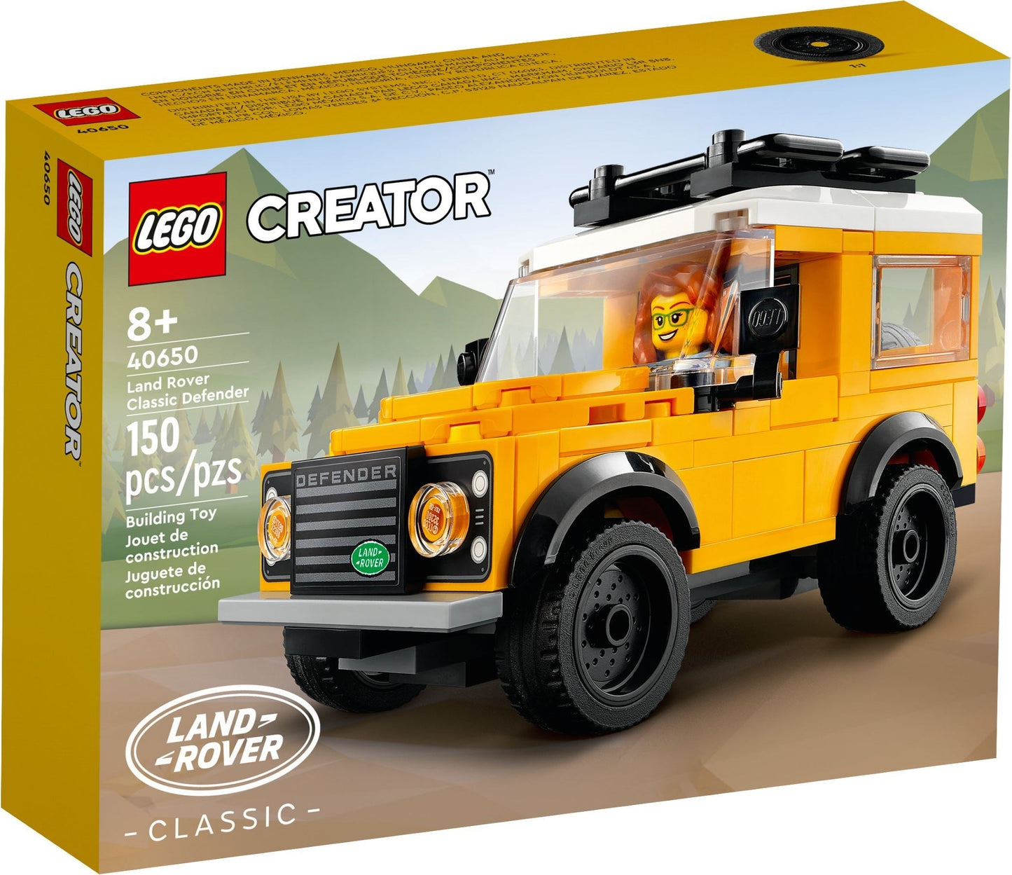 LEGO 40650 Land Rover Classic Defender – Iconic Off-Road Adventure Playset